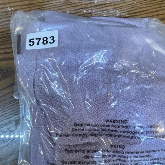 Eileen Fisher Sweater Womens Petite Medium Purple Wool Open Front Cardigan Knit - Picture 11 of 11